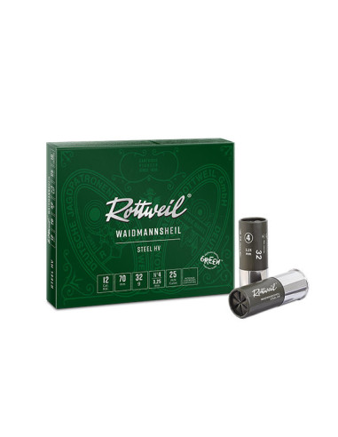 Rottweil Waidmanssheil Steel HV 12 70 32g US3 25-pack