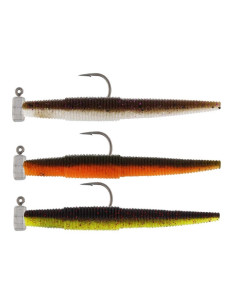 Westin Ned Worm RNR 7cm 2 2,5g Dark Water Mix 3-pack