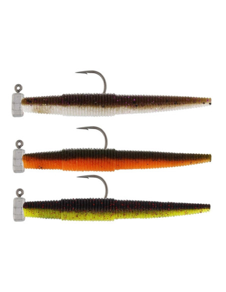 Westin Ned Worm RNR 7cm 2 2,5g Dark Water Mix 3-pack