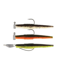 Westin Ned Worm Slim RNR 5,5cm 1g 2g 3,5g Dark Water Mix 3-pack