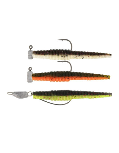 Westin Ned Worm Slim RNR 5,5cm 1g 2g 3,5g Dark Water Mix 3-pack