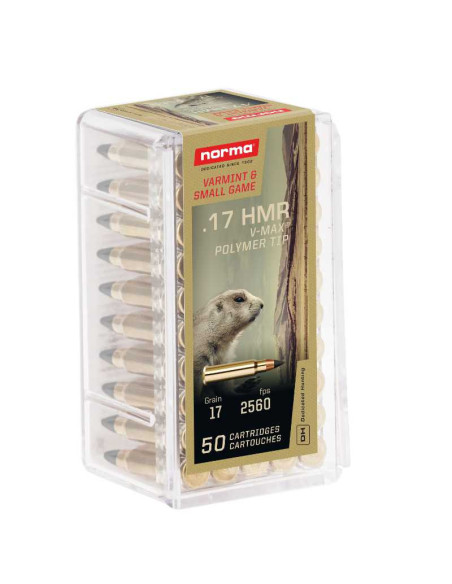 Norma V-Max 17HMR 17gr 50-pack