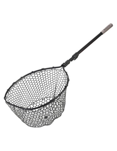 Westin W3 C R Adjustable Full Rubber Mesh Landing Net L 55x45x35cm 70-110cm 2sec
