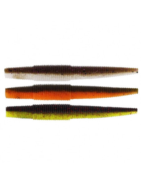 Westin Ned Worm 9cm 5g Dark Water Mix 6-pack
