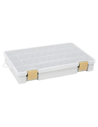 Westin W3 Tackle Box 27,5x18,5x4,5cm Grey Clear