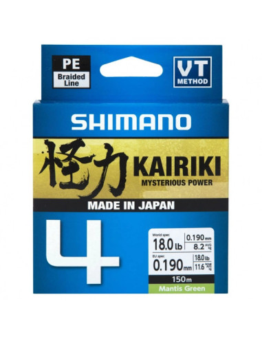 Shimano Kairiki 4 150m Green