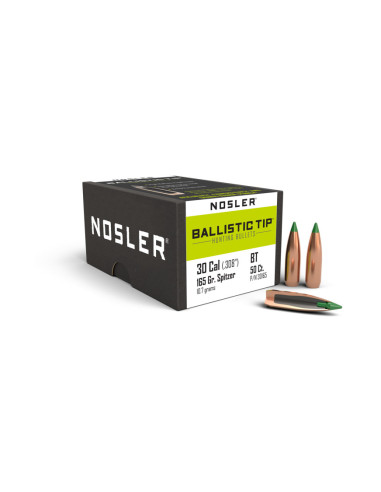 Nosler Kula Ballistic Tip Cal 30 10,9 165gr 50-pack