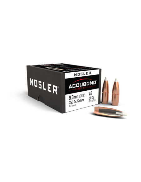 Nosler Kula Accubond Cal 9,3mm 16,2gr 250gr 50-pack