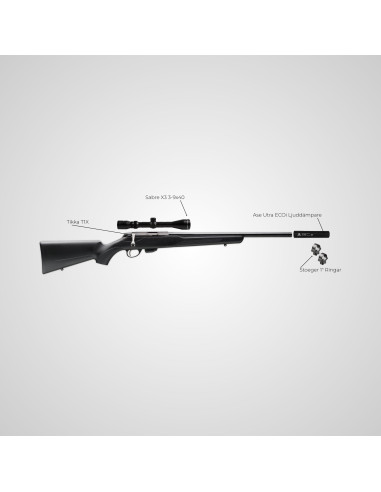 Tikka T1X 22LR Vapenpaket
