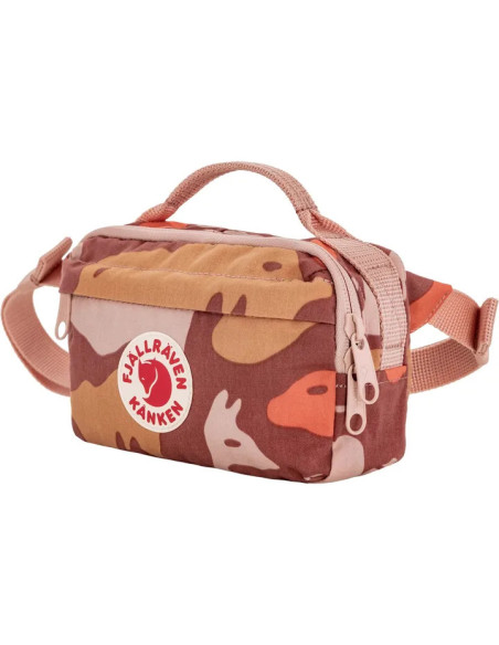 Fjällräven Kånken Graphics Hip Pack - Chalkrose Hidden Animals