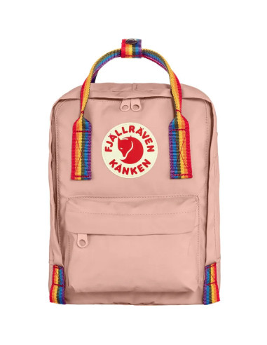 Fjällräven Kånken Mini - Chalk Rose Rainbow Pattern