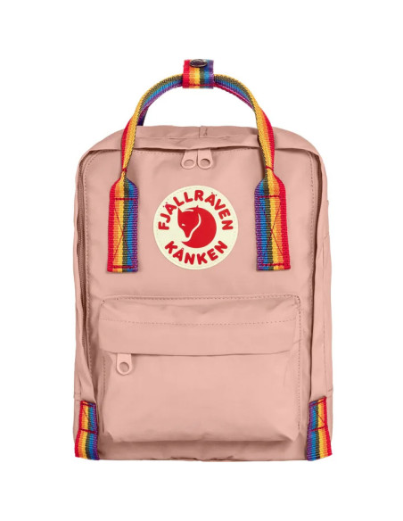 Fjällräven Kånken Mini - Chalk Rose Rainbow Pattern