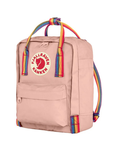 Fjällräven Kånken Mini - Chalk Rose Rainbow Pattern