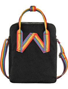 Fjällräven Kånken Rainbow Sling - Black Rainbow Pattern 2