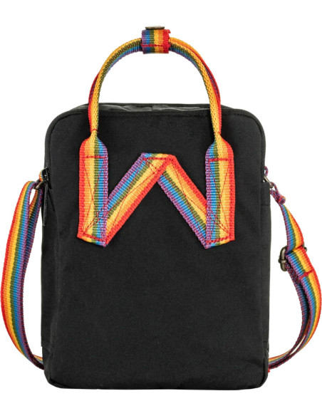Fjällräven Kånken Rainbow Sling - Black Rainbow Pattern