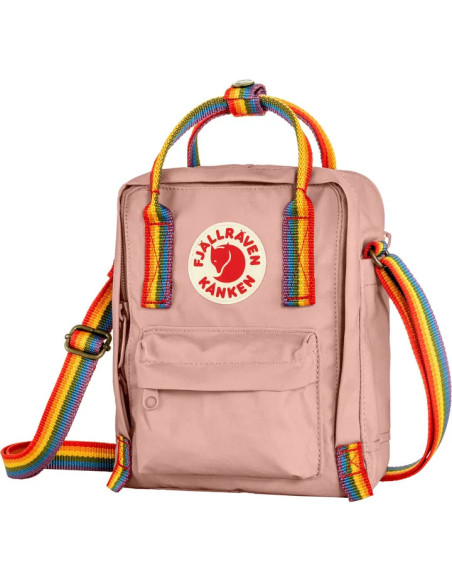Fjällräven Kånken Rainbow Sling - Chalk Rose Rainbow