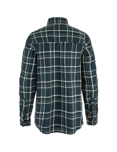 Fjällräven Abisko Hike Shirt LS M - Dark Navy Chalk White