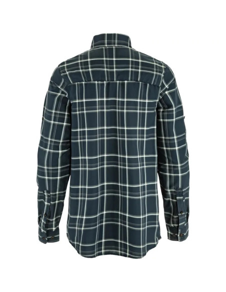 Fjällräven Abisko Hike Shirt LS M - Dark Navy Chalk White