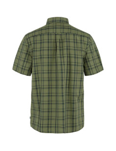 Fjällräven Övik Lite Shirt SS M - Green Dark Navy 2