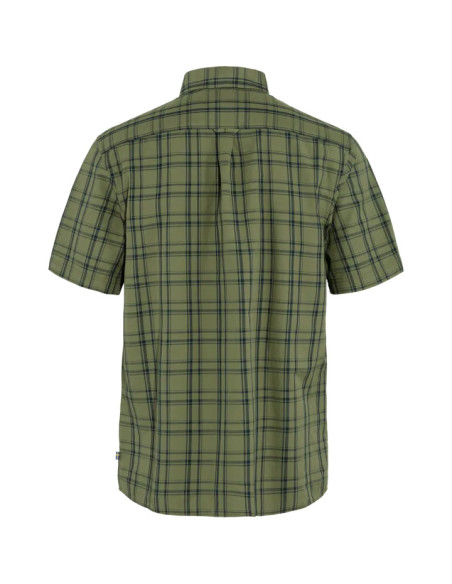 Fjällräven Övik Lite Shirt SS M - Green Dark Navy