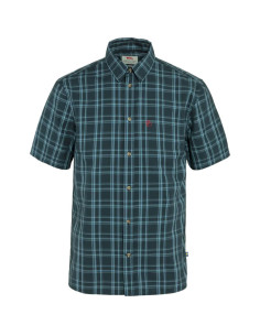 Fjällräven Övik Lite Shirt SS M - Dark Navy Dawn Blue