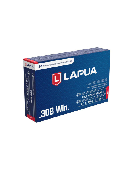 Lapua FMJ 308W 8,0gr 20-pack