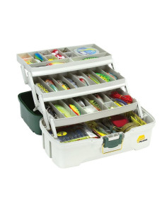 Plano Three Tray Tacklebox Green 2