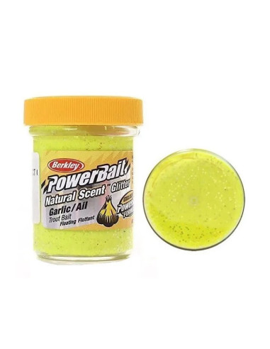 Berkley Powerbait Garlic Yellow Glitter