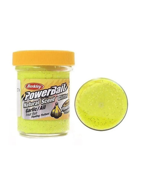 Berkley Powerbait Garlic Yellow Glitter