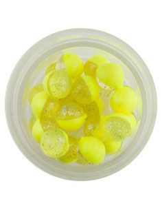 Berkley Power Eggs Floating Clear Silver Fluo Yellow 2