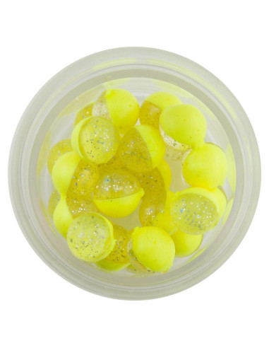 Berkley Power Eggs Floating Clear Silver Fluo Yellow
