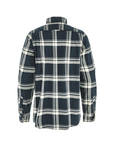 Fjällräven Övik Lite Flannel Shirt M - Dark Navy Chalk White 2
