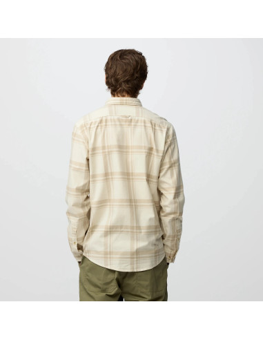 Fjällräven Övik Lite Flannel Shirt M - Dark Navy Chalk White