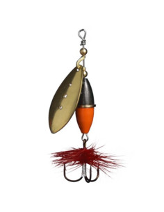 Myran Wipp Spinnare Orange Svart 7g