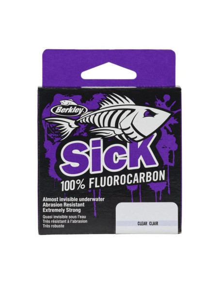 Berkley Sick Fluorocarbon Leader Clear 50m