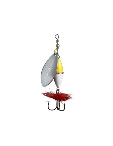 Myran Wipp Spinnare Gul Vit 15g