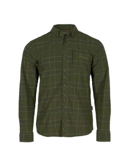 Pinewood Abisko Trekking LS Shirt M Moss Green
