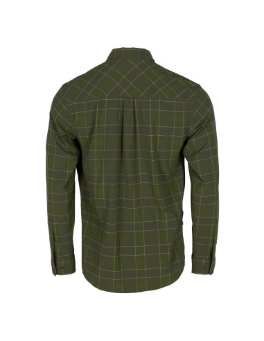 Pinewood Abisko Trekking LS Shirt M Moss Green