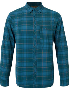 Pinewood Abisko Trekking LS Shirt M Teal Blue