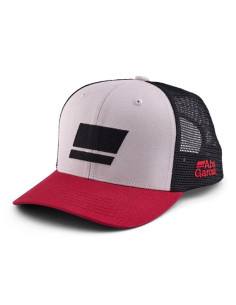 Abu Garcia Flag Trucker Grey Red Black