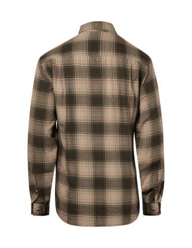 Pinewood Finnveden Forest Flannel Shirt M Olive Dark Green