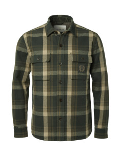 Chevalier Axe Overshirt Green Checked