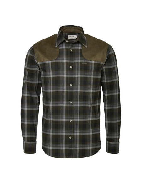 Chevalier Chill Shooting Fit Coolmax Shirt Fern Green Checked M