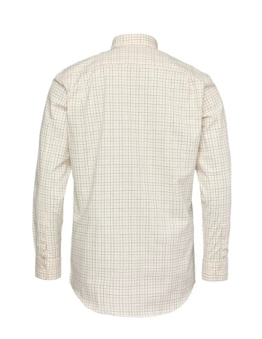 Chevalier Baron Shooting Fit Stretch Shirt Stormy Blue Tattersall M